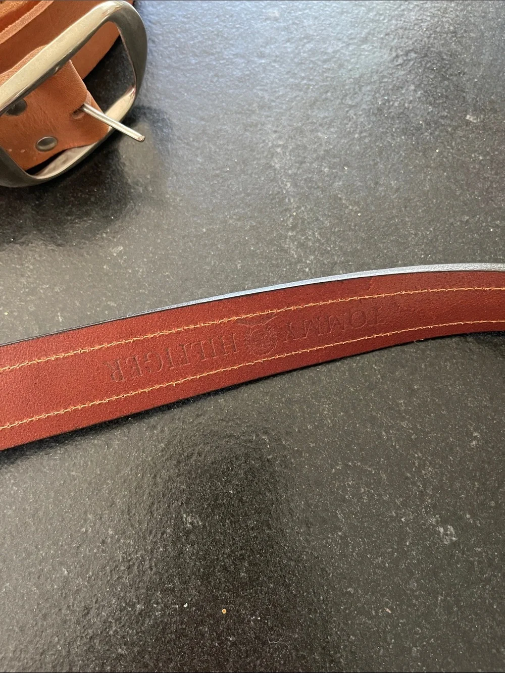 LOT 3 Leather Belts Tommy Hilfiger